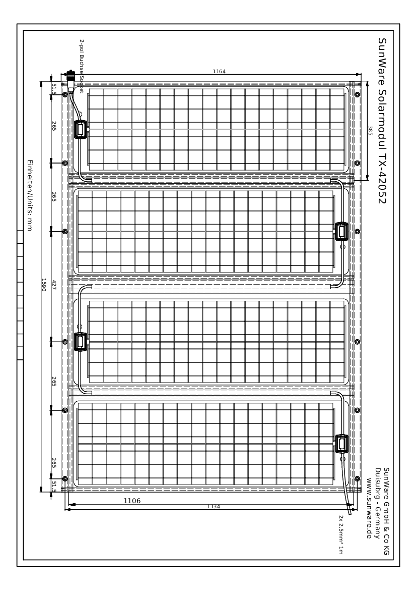 Solarni Panel TX-42052+, 240 Wp 12V - slika 4